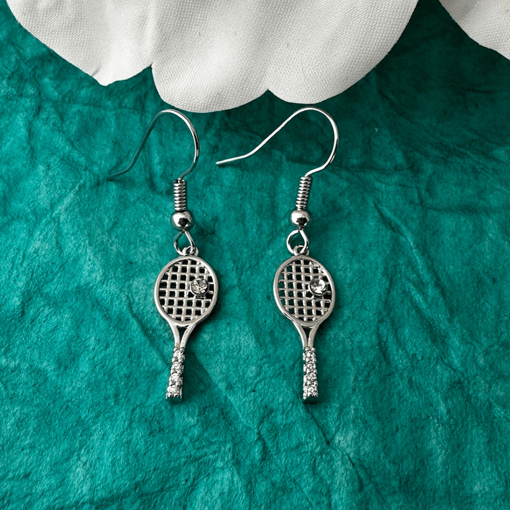 UJIMS Tennis Ball Earrings - Sports Jewelry For Tennis Lovers, Alloy Material, Gift For Players & Fans