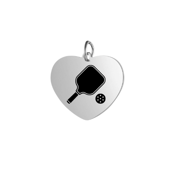 Pickleball Cherry Bag Charm – Sweet Sporty Accessory with Paddle and Cherry Charms