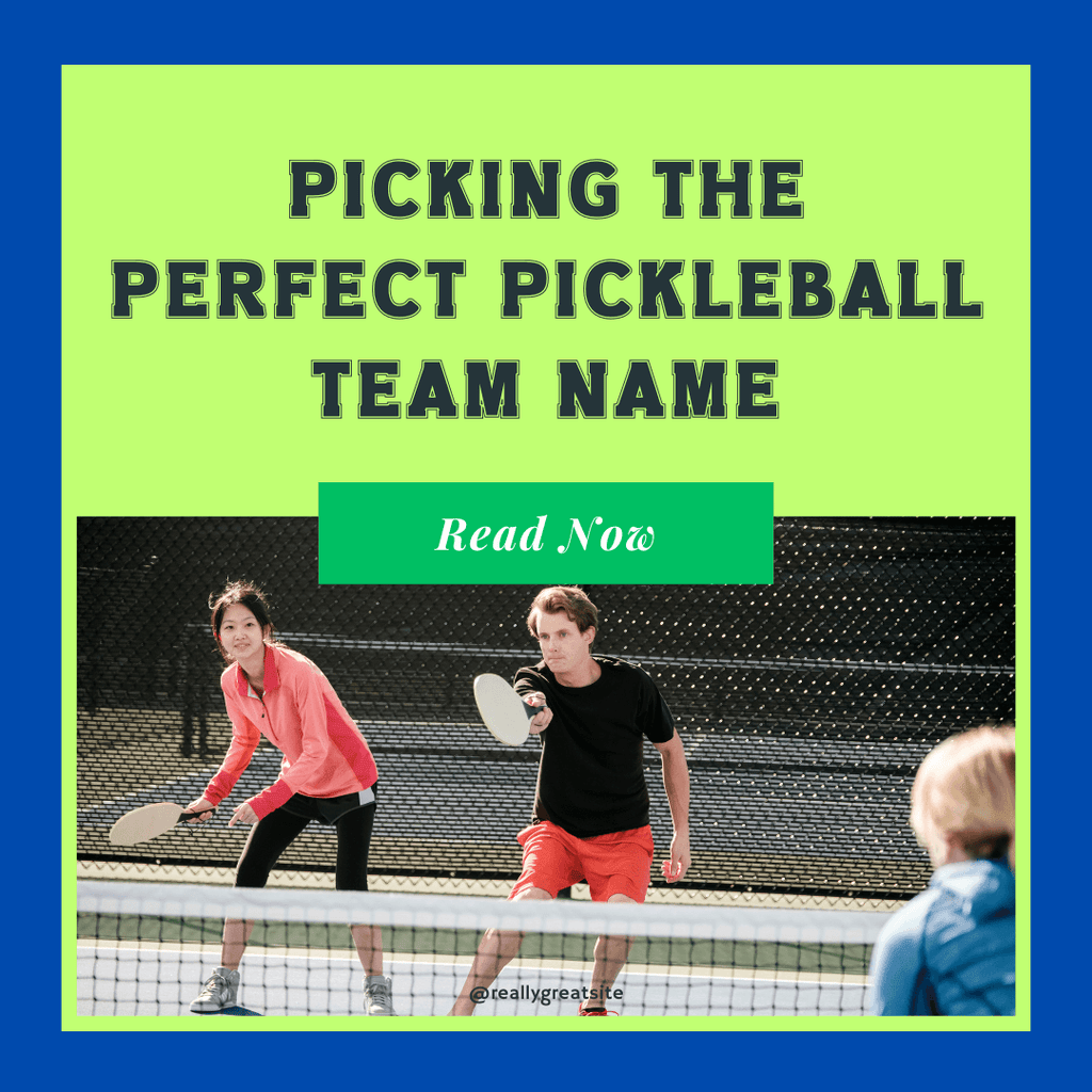 Pickling the perfect pickleball team name