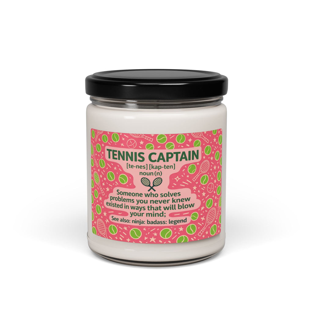 Tennis Captain Scented Soy Candle, 9oz