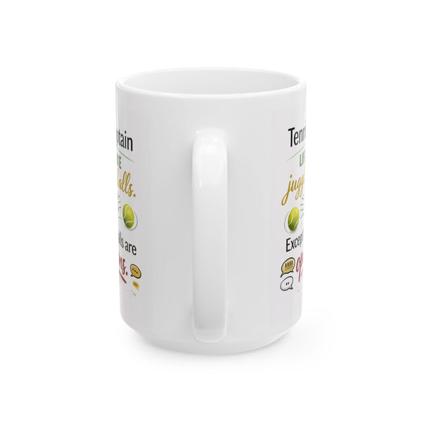 Tennis Captain Mug - Juggling Balls