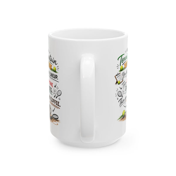 Tennis Captain Simple Mug