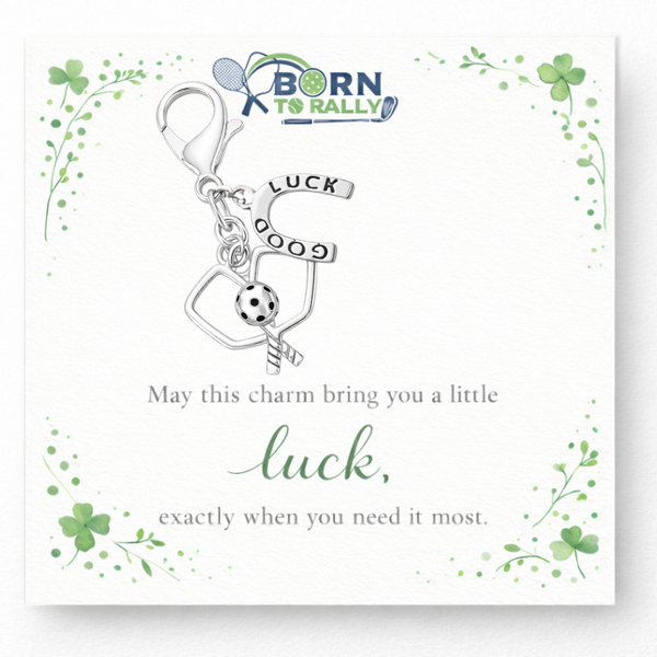 Pickleball Good Luck Horseshoe Clip On Charm