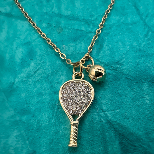 Padel Gold CZ Necklace