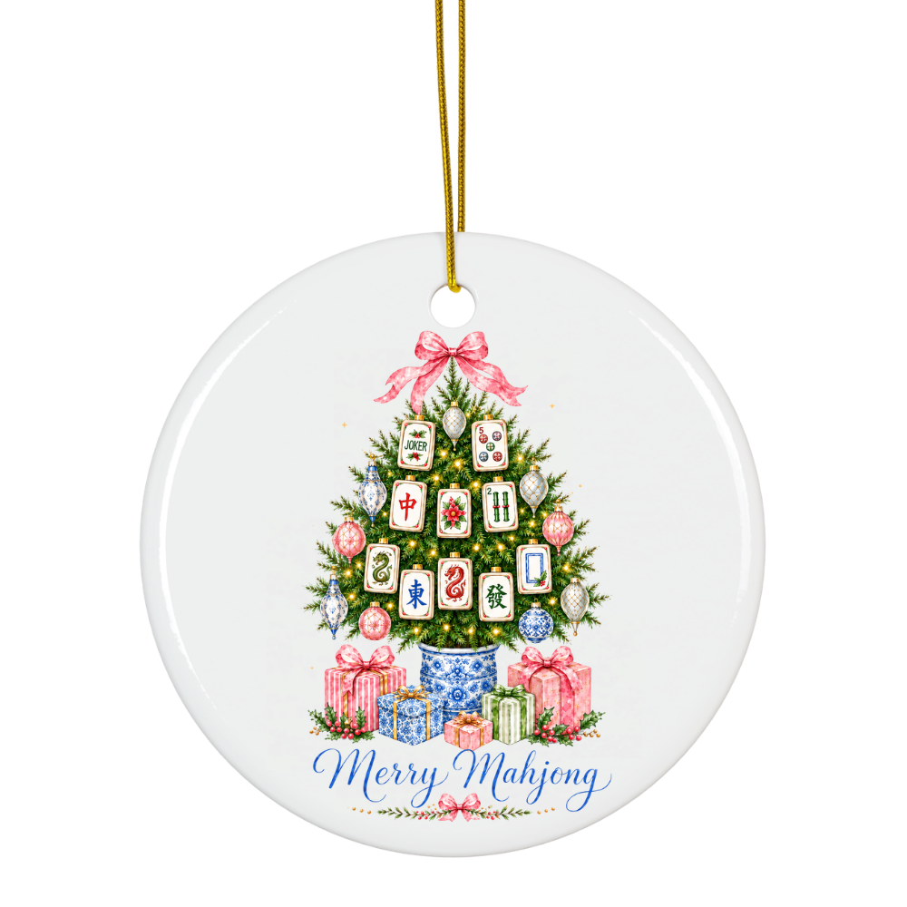 Merry Mahjong Ornament