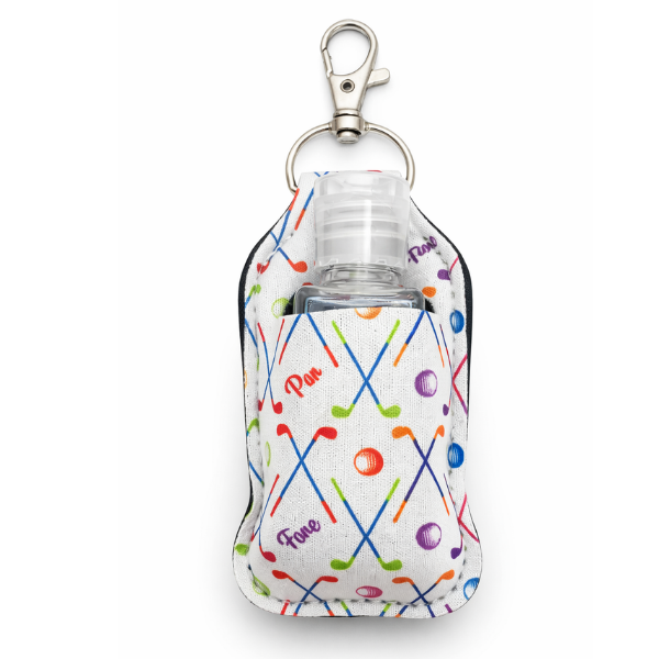 Golf Hand Sanitizer Clip Keychain