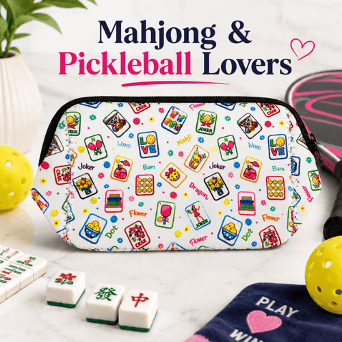 Pickleball Mahjong Pouch