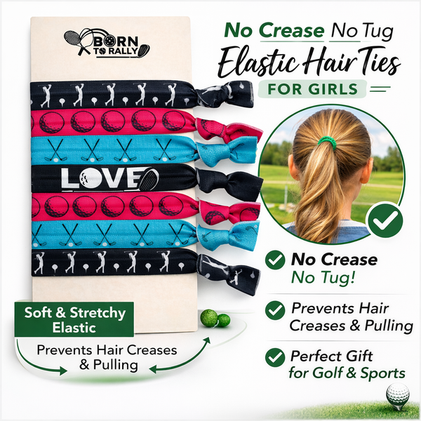 Girls Golf Hair Ties