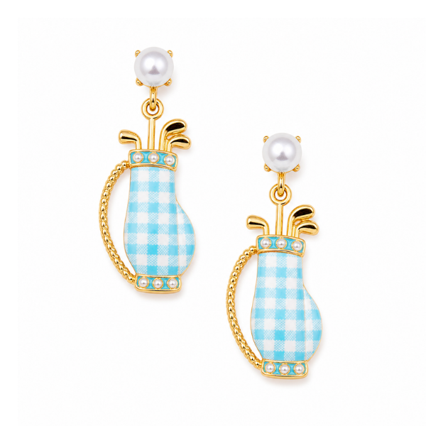 Golf Pearl Argyle Earrings
