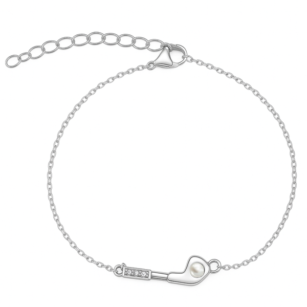 Golf Pearl Club Chain Bracelet -Pick Color