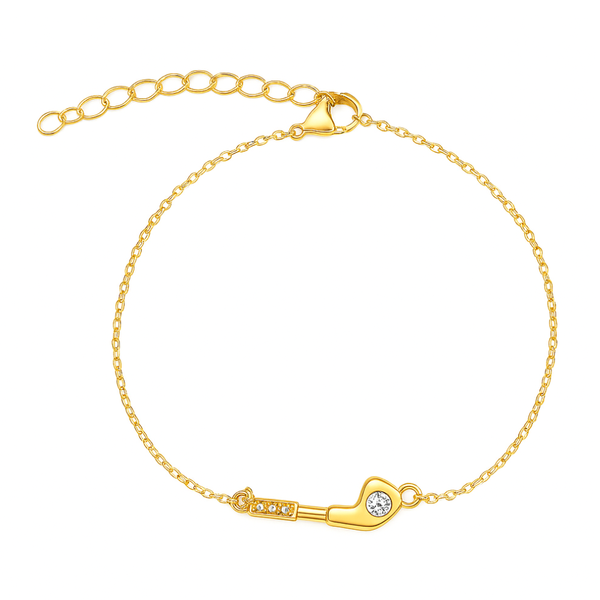 Golf Club Chain Bracelet -Pick Color