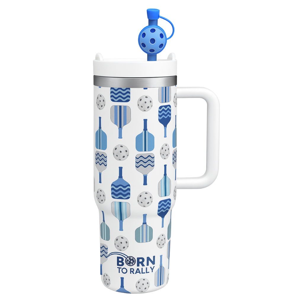 Blue Pickleball 30oz Tumbler