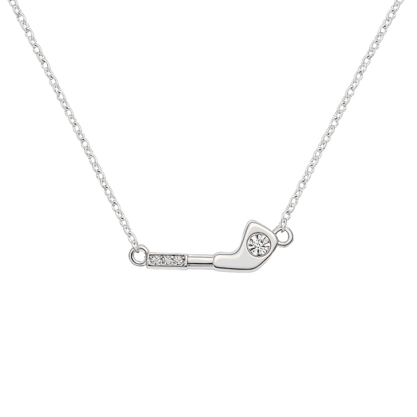 Golf Club CZ Pendant Necklace