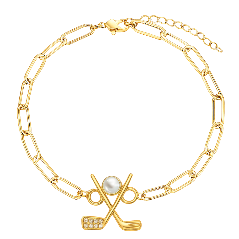 Golf Paperclip Bracelet