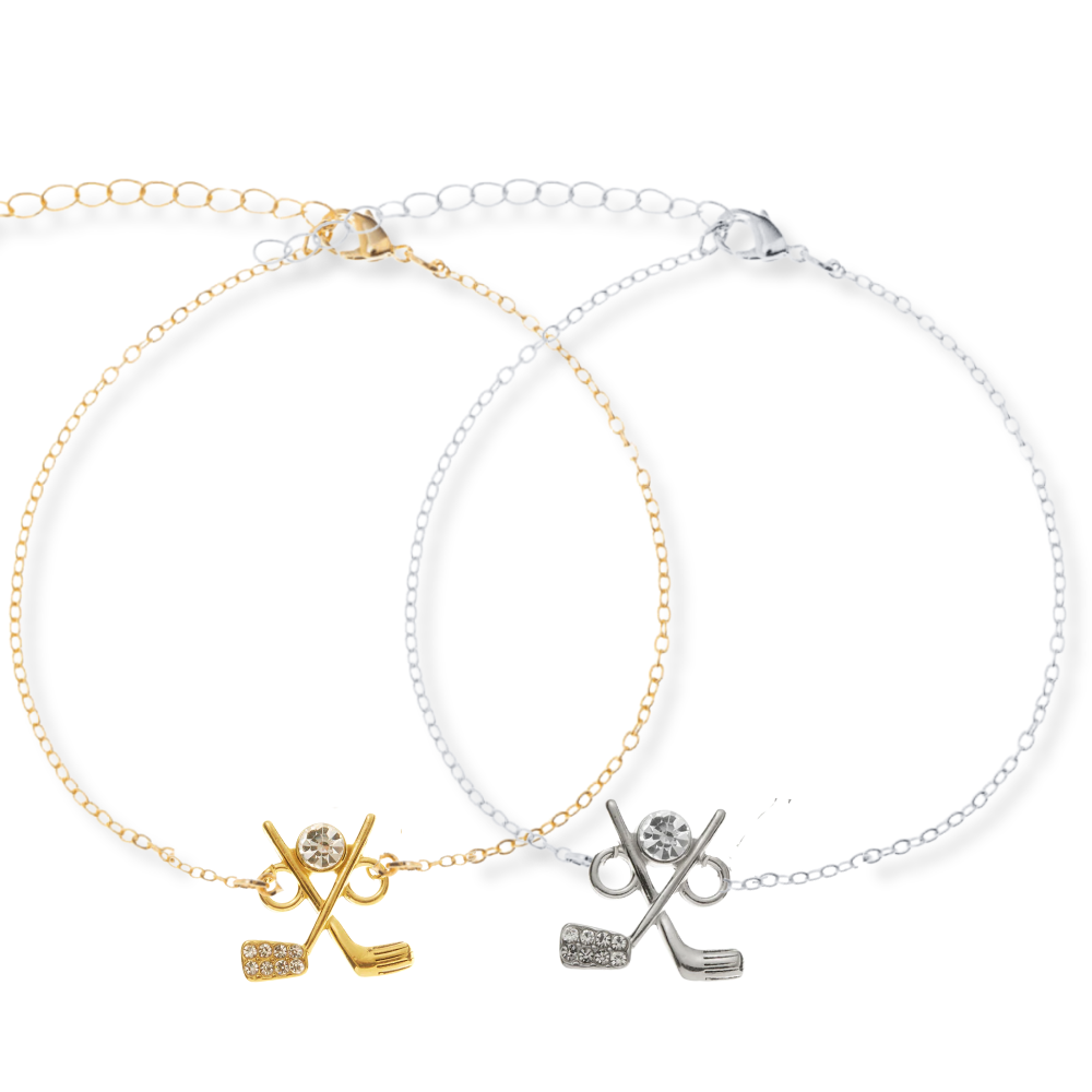 Golf Charm Chain Bracelet