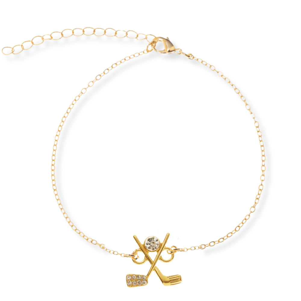 Golf Charm Chain Bracelet
