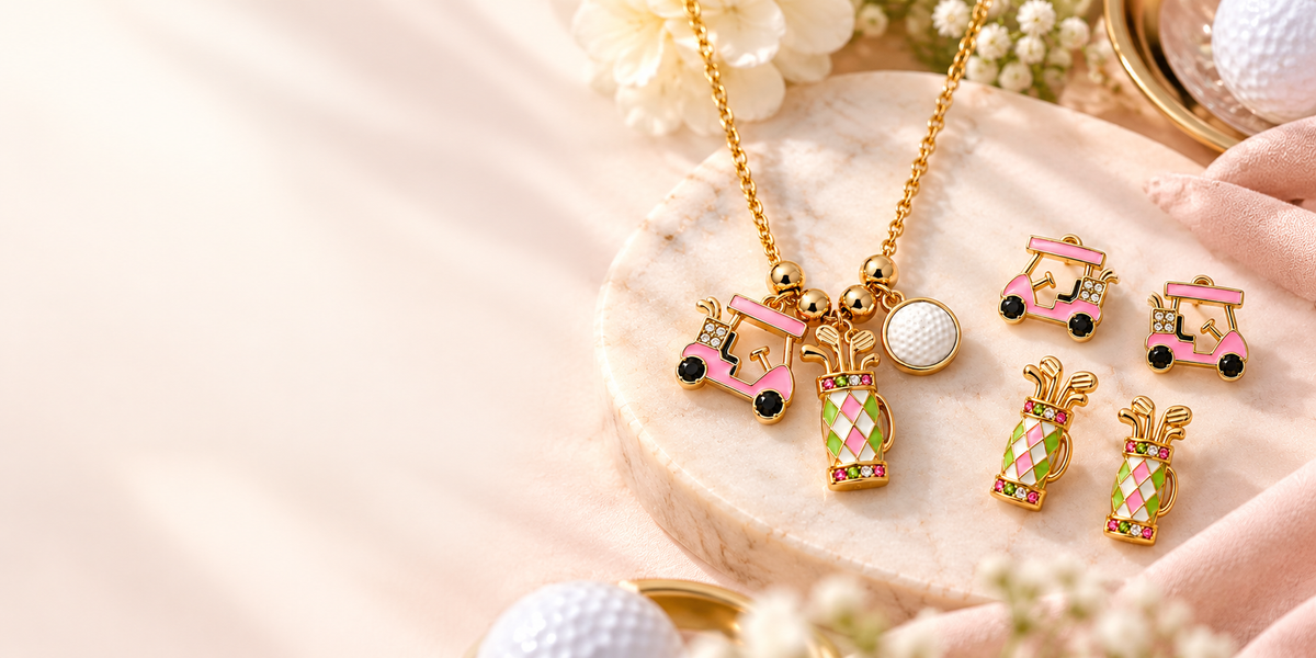 Golf jewelry and accessories from Born to Rally