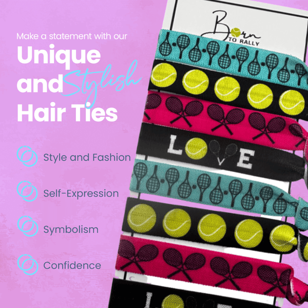 Tennis Love Hair Ties