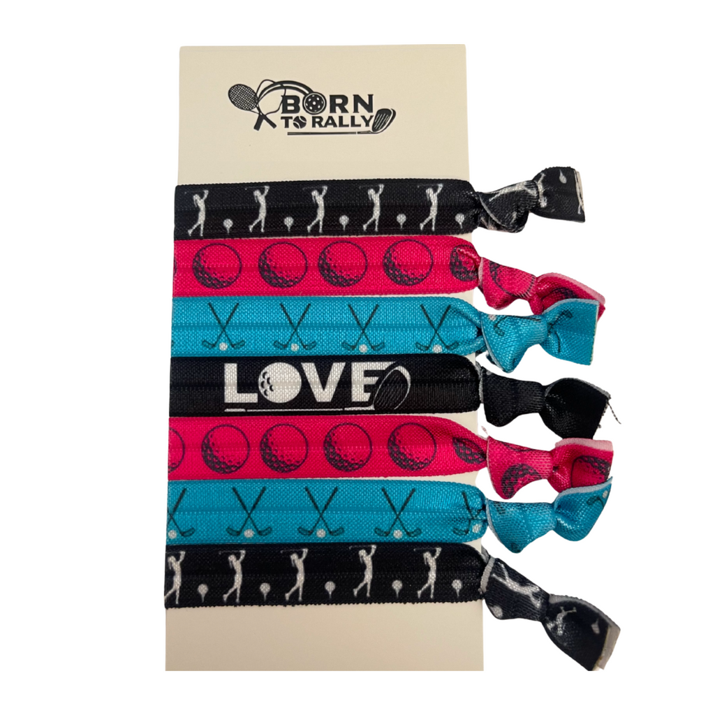 Girls Golf Hair Ties