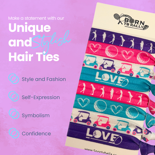 Golf Love Hair Ties