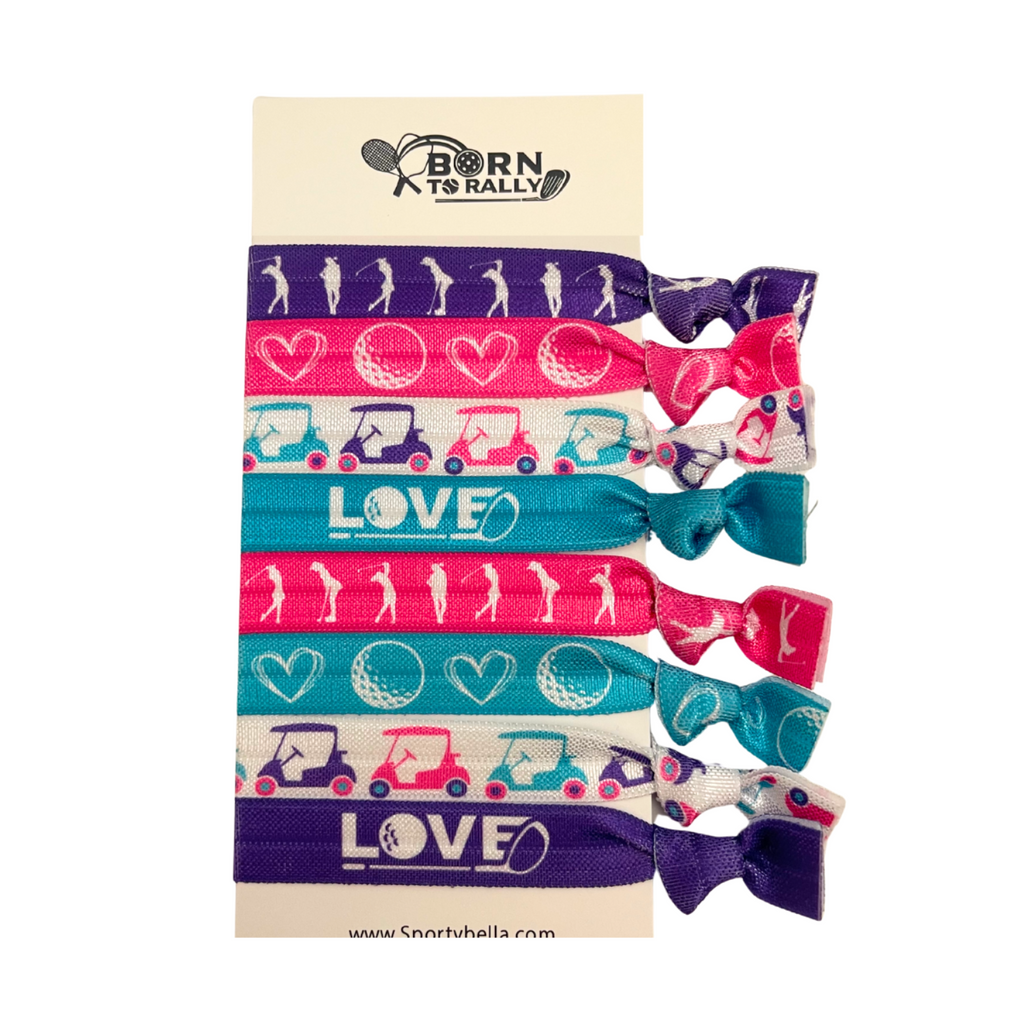 Golf Love Hair Ties
