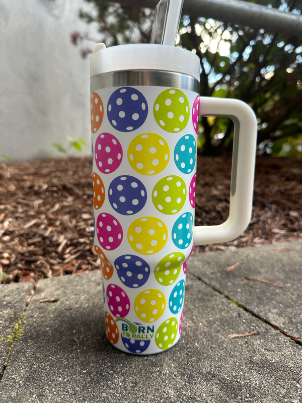 Pickleball Balls 30oz Tumbler