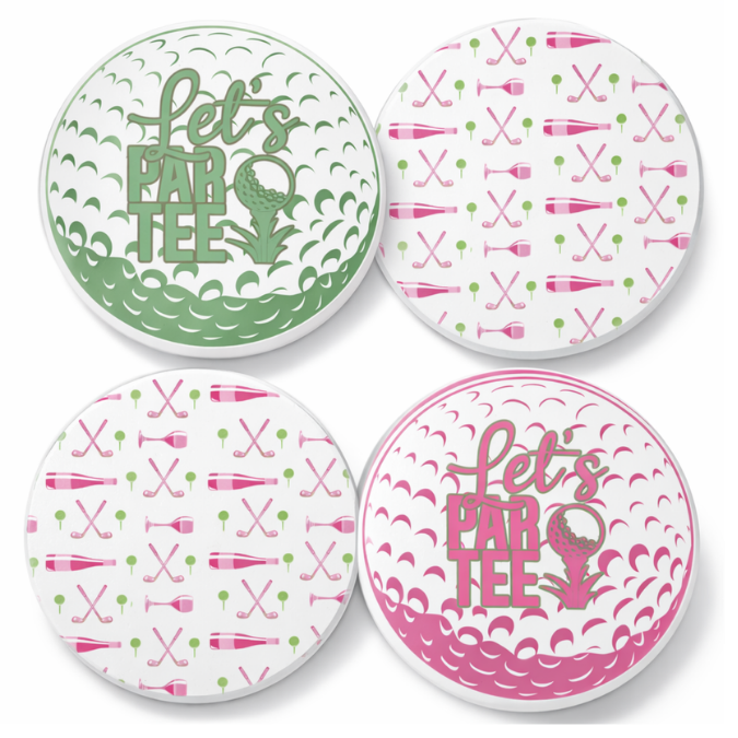 Golf Ceramic Coasters