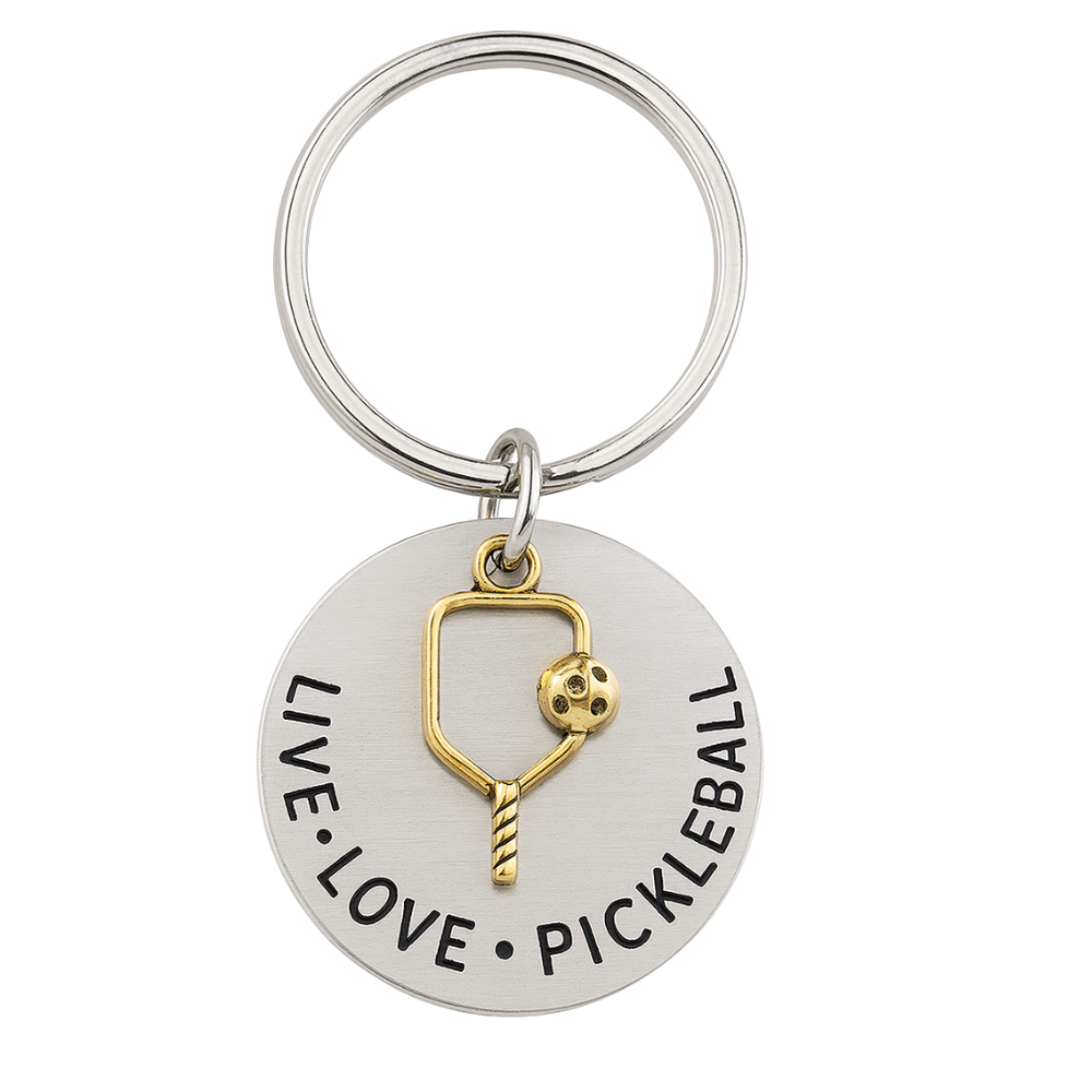 Pickleball Keychain - Live Love Pickleball