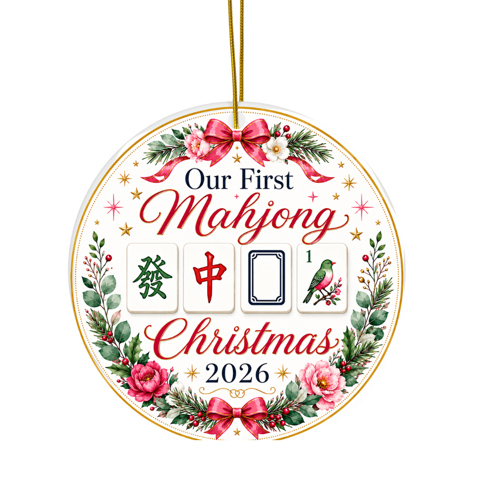 1st Mahjong Christmas Ornament