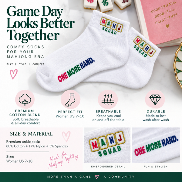 Mahj Squad Socks- Coming Soon 9/30
