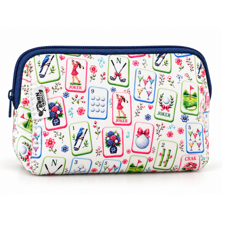 Golf Mahjong Pouch by Born to Rally