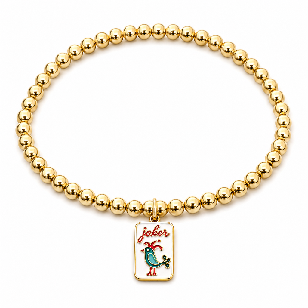 Lucky Tile Mahjong Bracelet