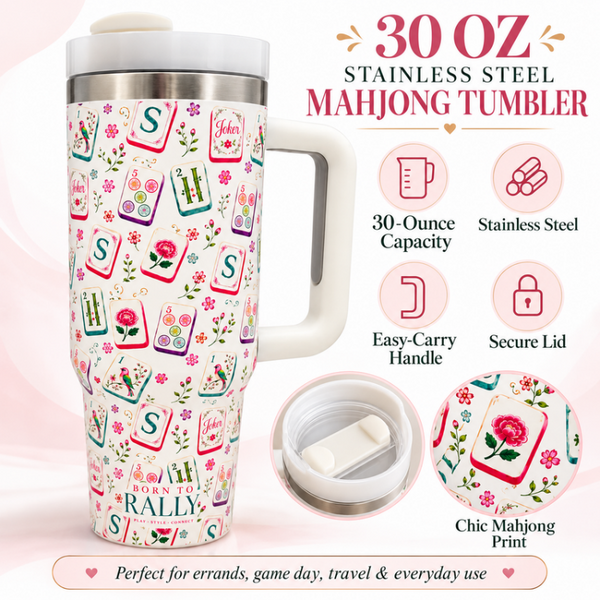 Mahjong Tumbler 30oz