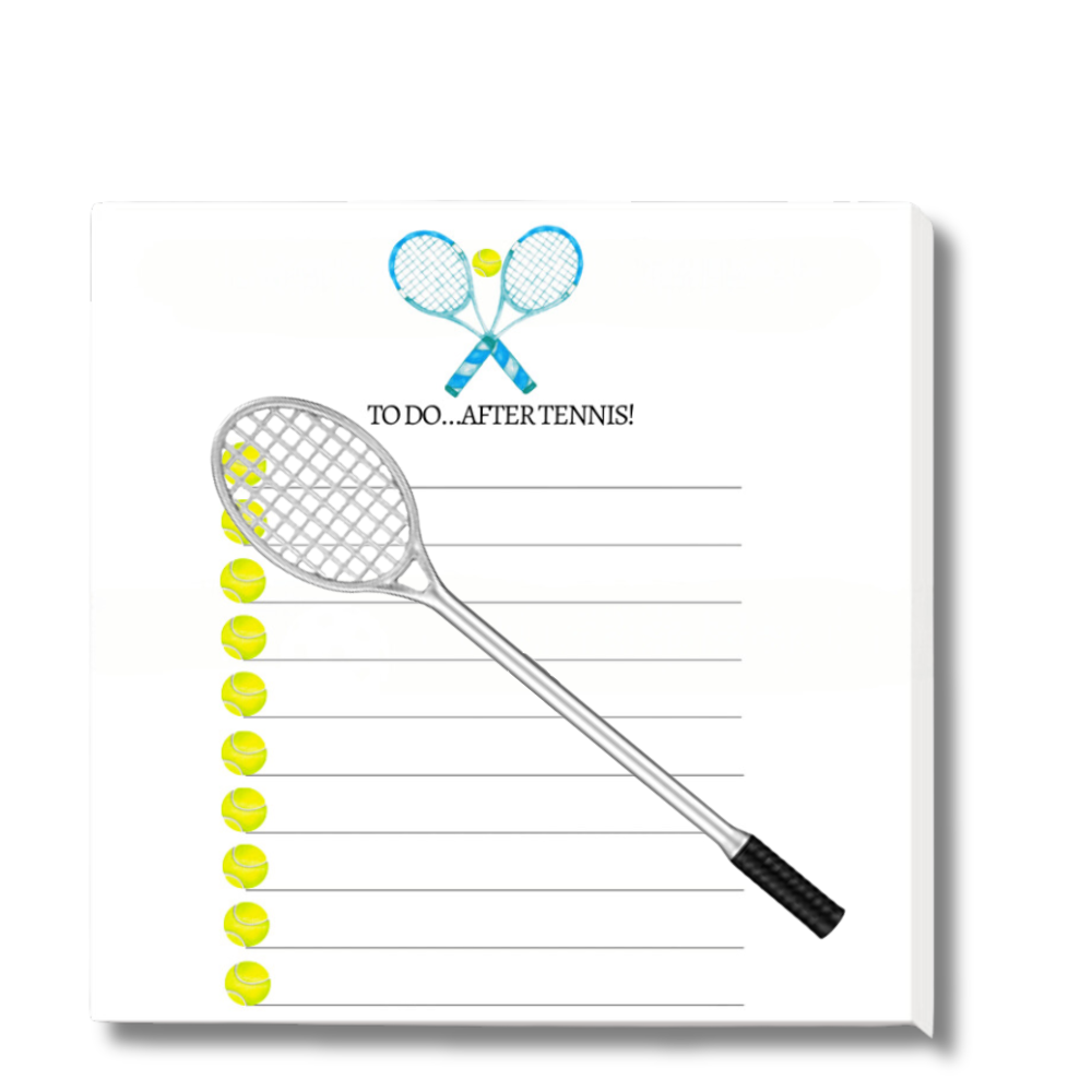 Tennis Notepad & Pen Set - Pick Color