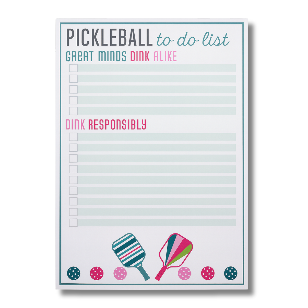 Pickleball To Do List