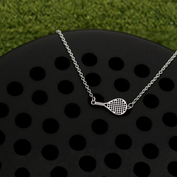 Padel Silver Connector Necklace