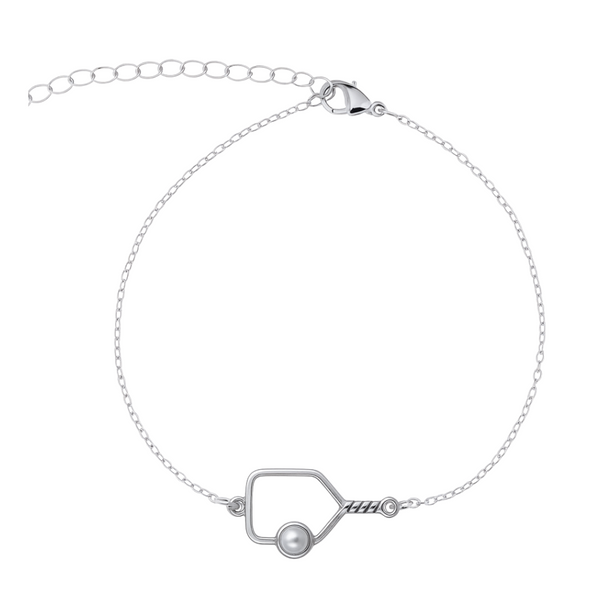 Pickleball Pearl Chain Bracelet