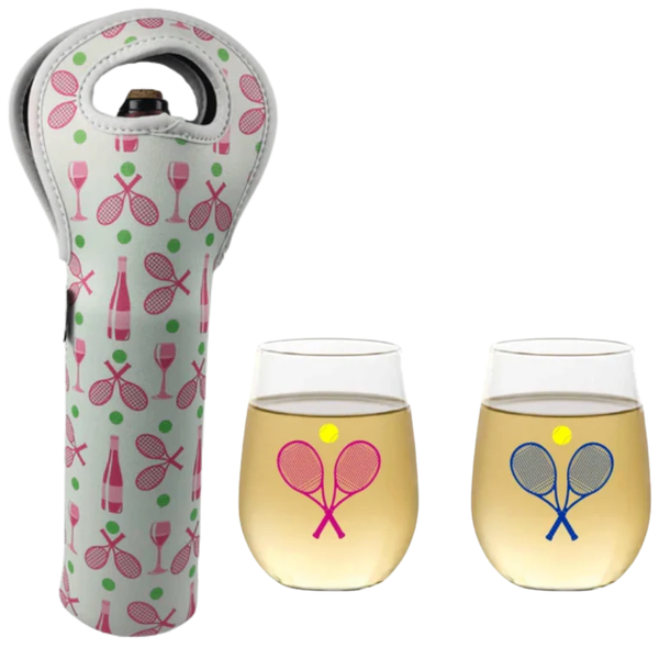 Tennis Wine Gift Set
