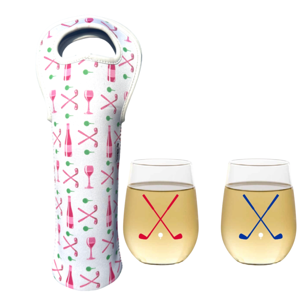 Golf Wine Gift Set