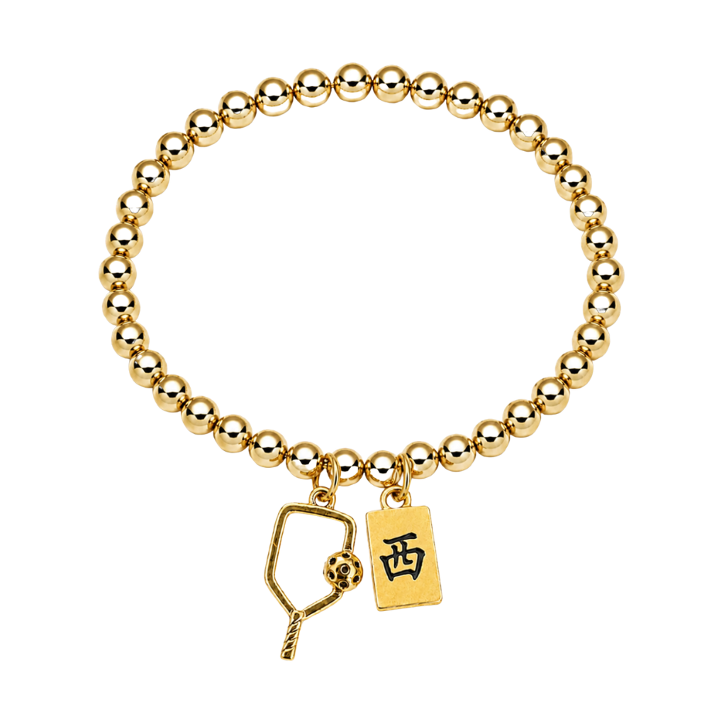Pickleball Mahj Wind Bracelet