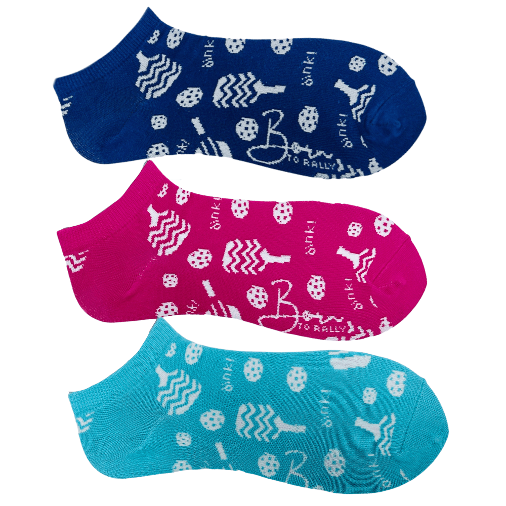 Pickleball Ankle Socks in Different Colors