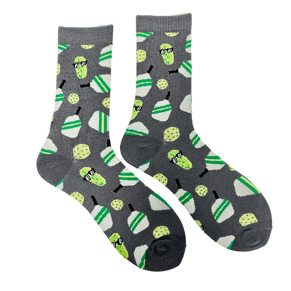 Bamboo Pickleball Socks in Gray Color