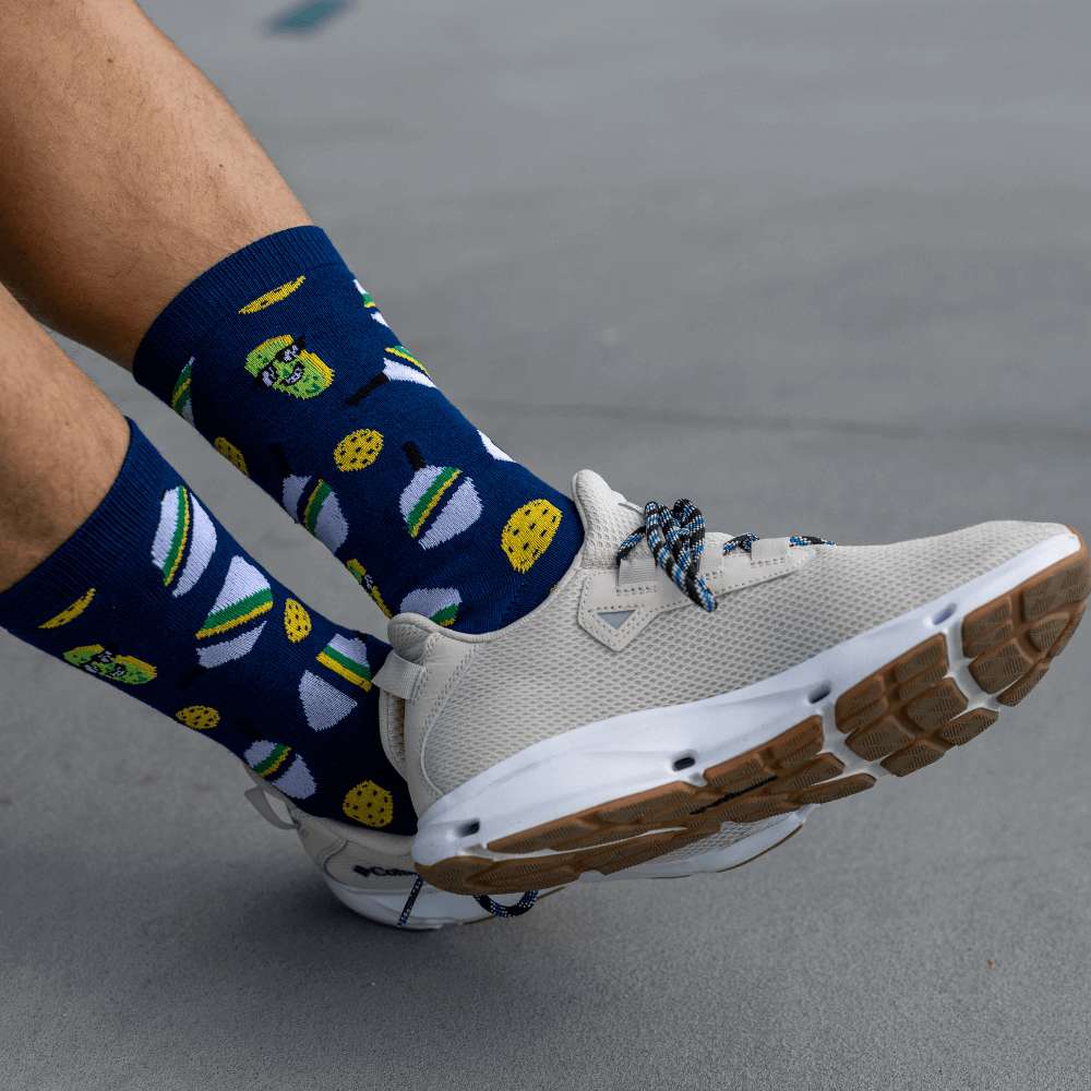 Bamboo Pickleball Socks- Navy