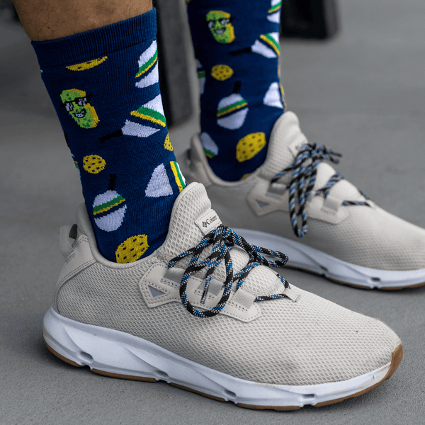 Bamboo Pickleball Socks - Navy