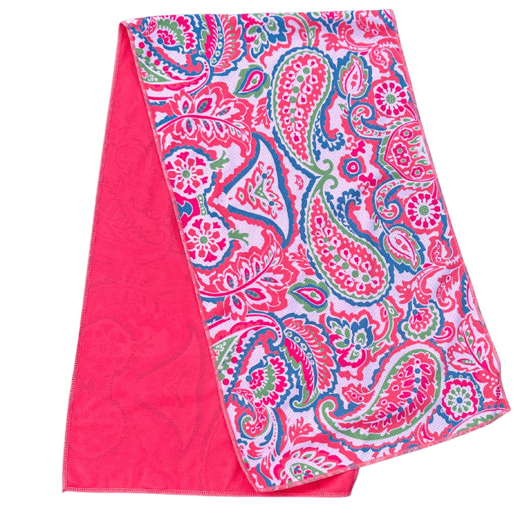 Cooling Pickleball Towels - Coral
