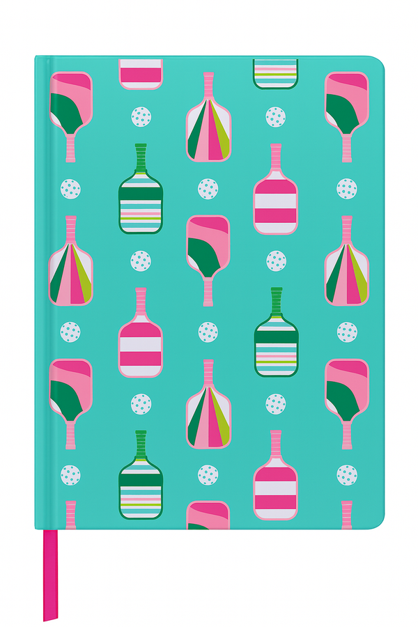 Pickleball Hardcover Journal