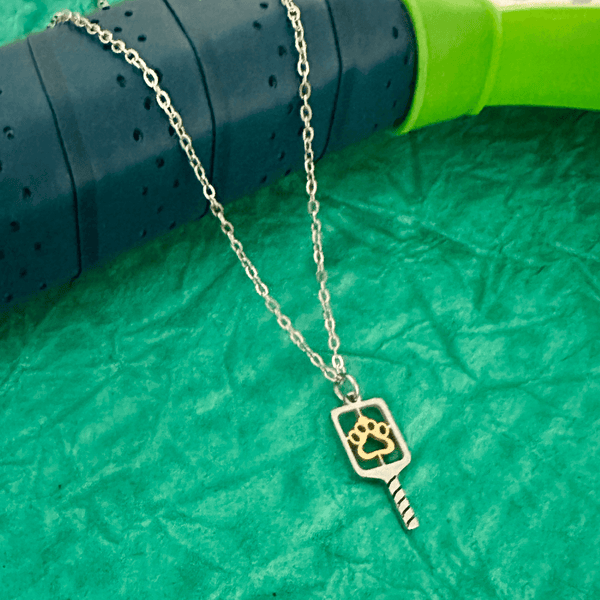 Pickleball Paw Necklace
