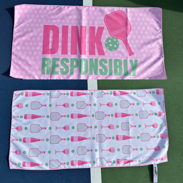 Pink Dink Responsibly Double-Sided Microfiber Towel