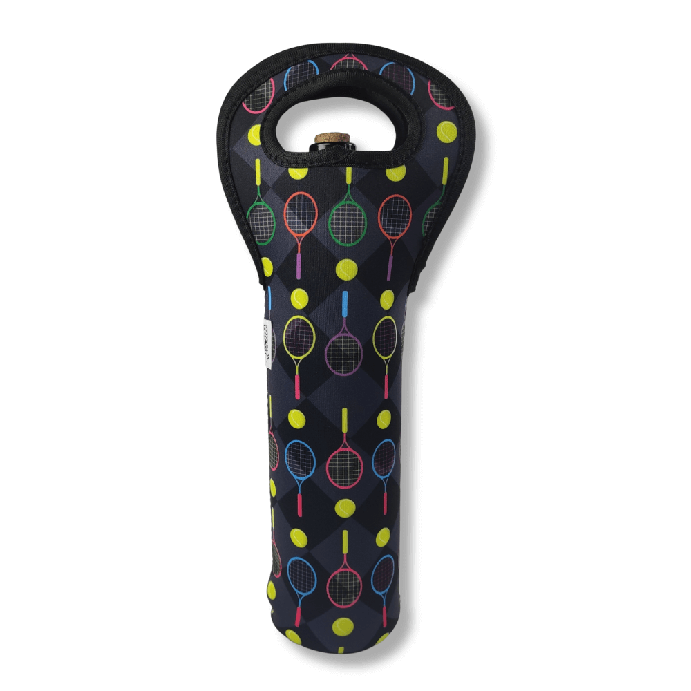 Pickleball Wine Tote - Black