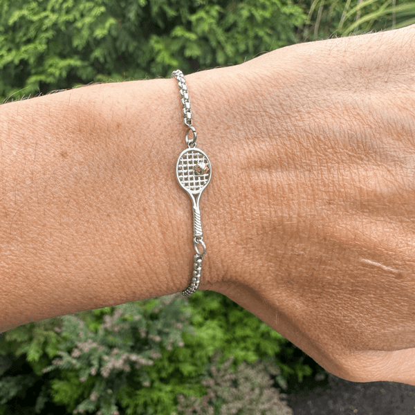 Tennis Racket Adjustable Bracelet